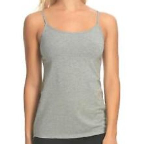 MAIDENFORM SHAPING CAMISOLE HEATHER GRAY SHELF BRA TANK SIZE MEDIUM NWT - Picture 12 of 12